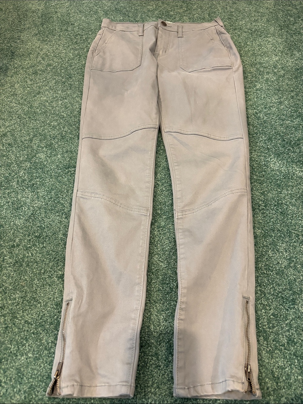 Mudd Gray Utility Skinny Pants Size 5 Stretch EUC
